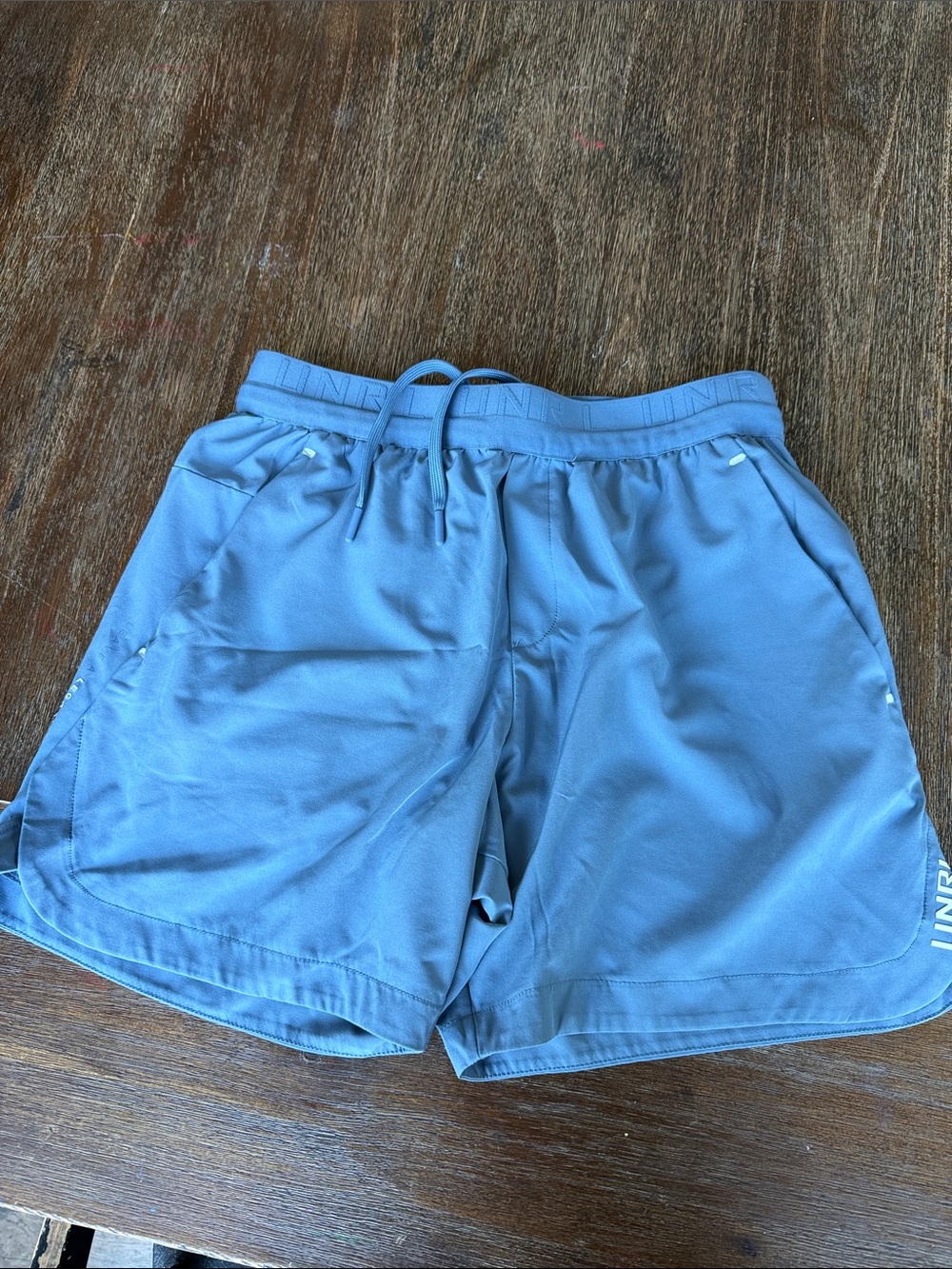 UNRL Men's Athletic Shorts - Blue/grey